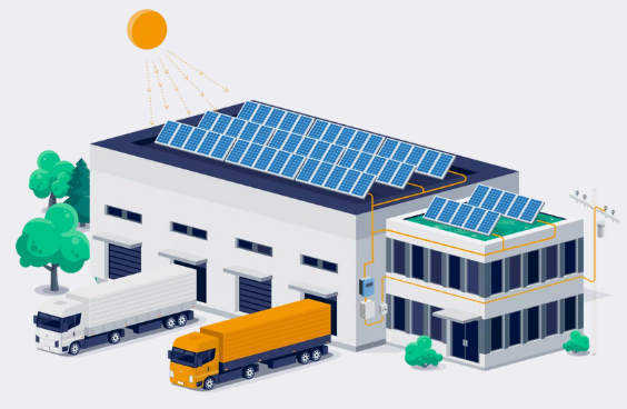 Funcionamiento de los paneles solares en la empresa